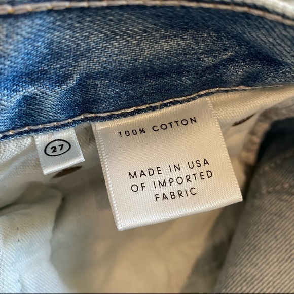 GRLFRND Karolina Jeans in Domenico High Rise Straight Leg Cotton Stone Wash 27 - Picture 5 of 6